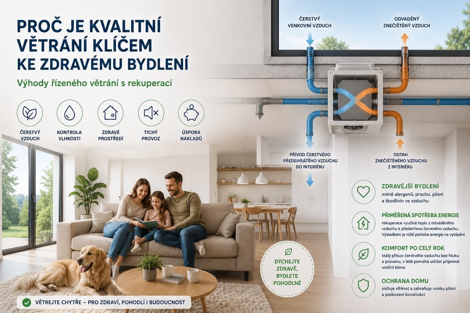 Proč je kvalitní větrání klíčem ke zdravému bydlení